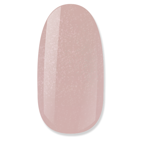 NiiZA Rubber Base Gel Glitter Peach 4ml