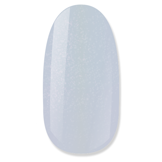 NiiZA Rubber Base Gel Glitter White 4ml